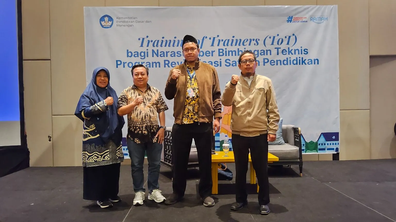 "Tiga Dosen Teknik Unismuh Diundang Jadi Peserta ToT Nasional Revitalisasi SMP"