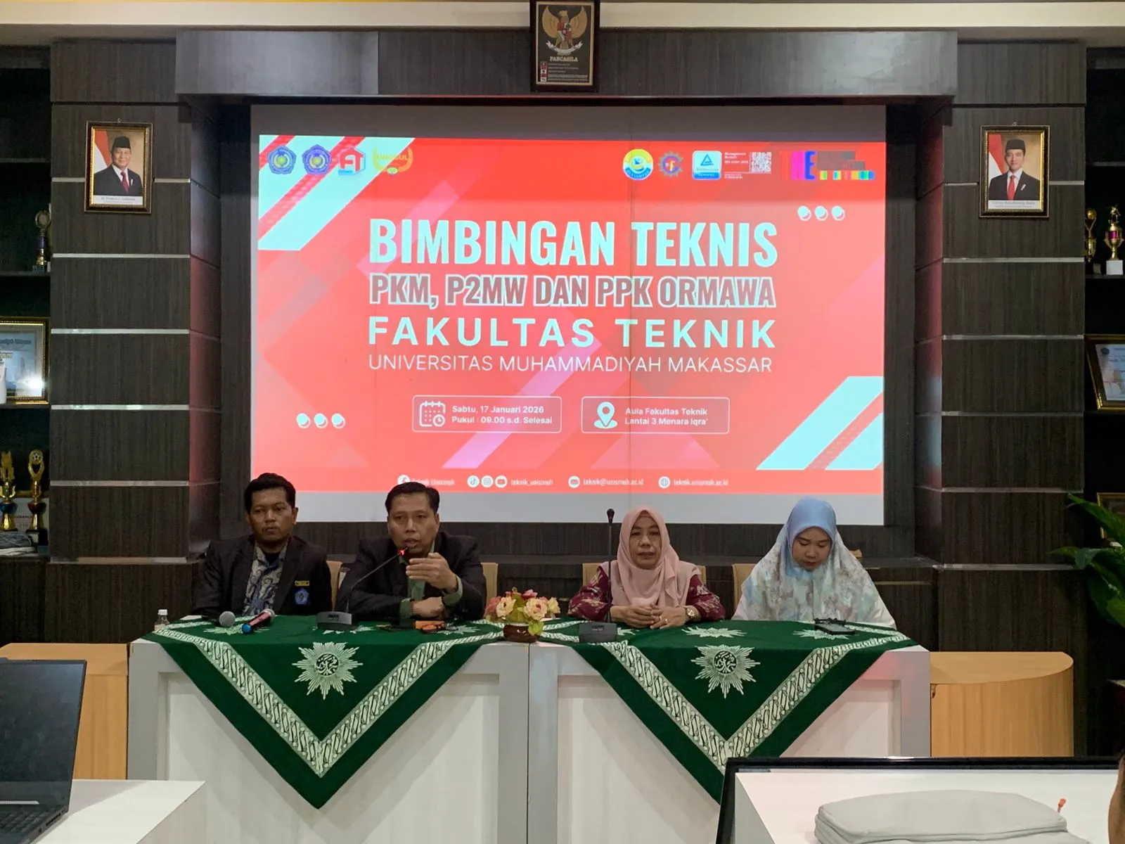 Fakultas Teknik: Gelar Bimbingan Teknis PKM, P2MW, dan PPK Ormawa 2026.