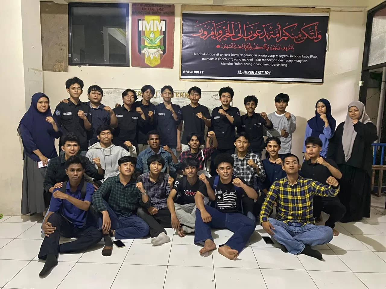 HMPWK-FT Unismuh Makassar mengadakan Leadership Talk perihal Laboratorium Kepemimpinan.