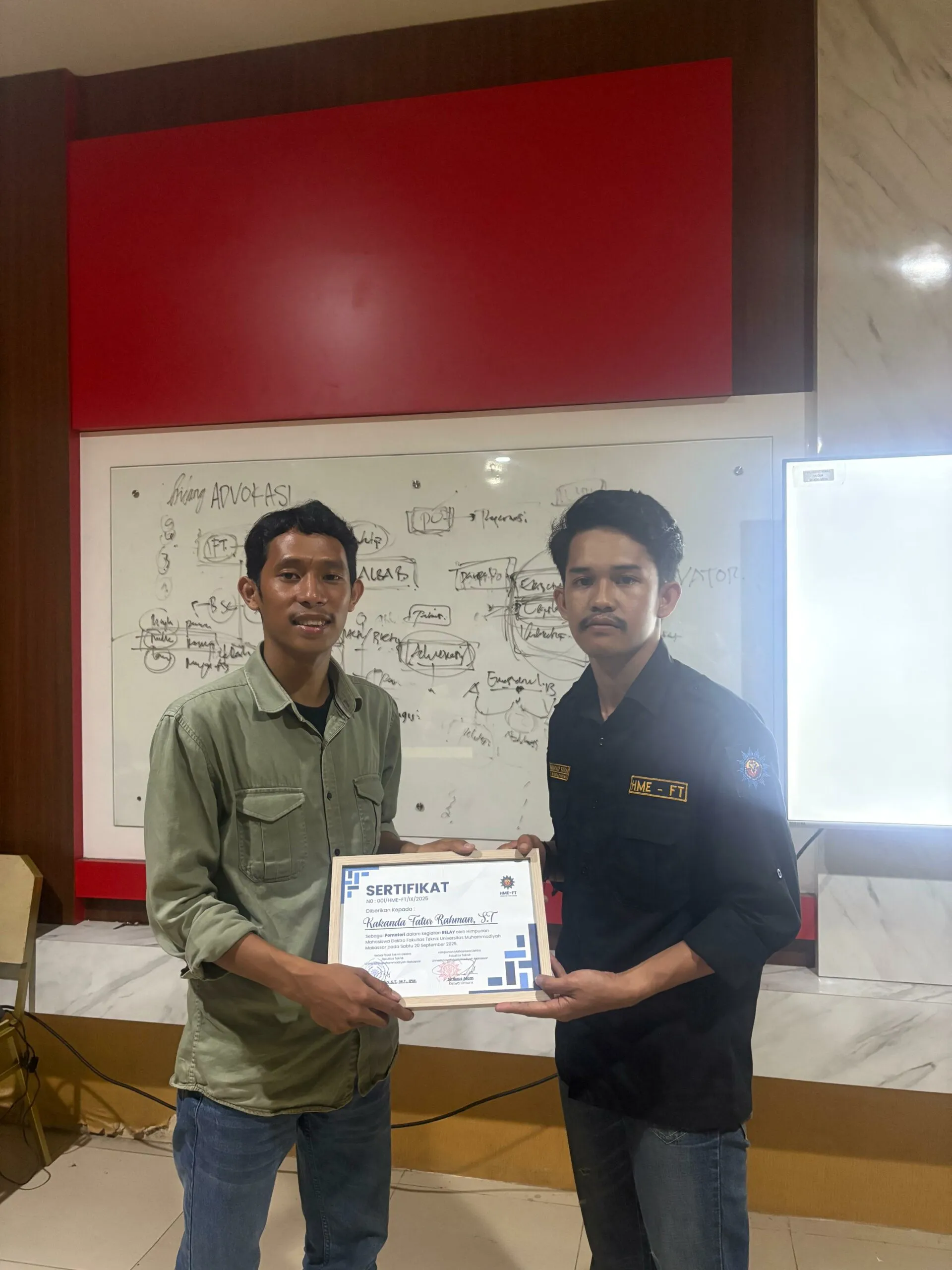 "HME-FT Unismuh Makassar Gelar RELAY: Ruang Edukasi dan Layanan Advokasi.